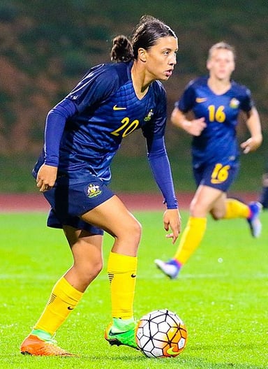 Which tournament did Sam Kerr first score a hat trick at?