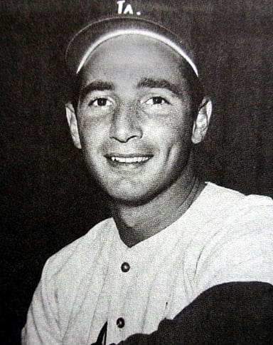 How many times did Sandy Koufax lead the National League in earned run average (ERA)?