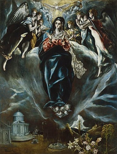 What is a characteristic feature of El Greco's paintings?