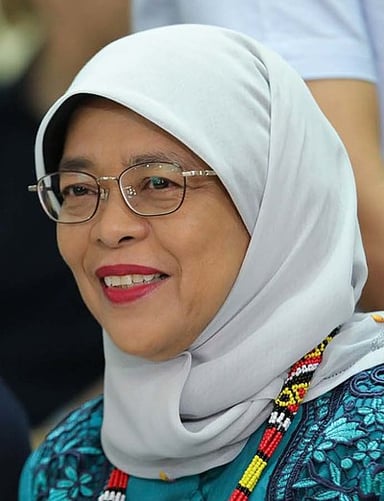 As President, how did Halimah Yacob support the response to COVID-19?