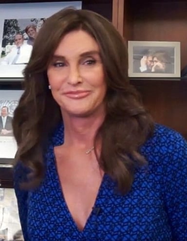 In which year did Caitlyn Jenner publicly come out as a trans woman?