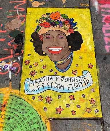 Which prominent activist event did Marsha P. Johnson participate in, in 1969?