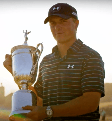 In which year did Jordan Spieth win his first major championship?