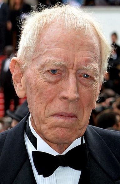In what year did Max von Sydow died?