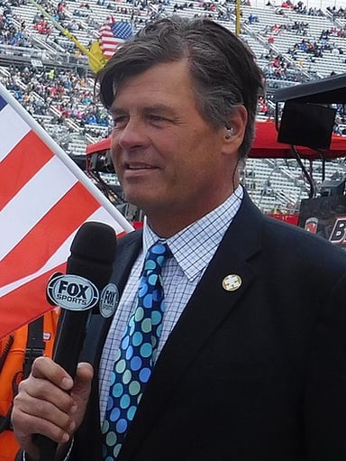 What is Michael Waltrip's role in Fox Sports broadcasts?