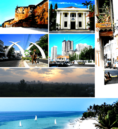 Which country controlled Mombasa when it was the first capital of British East Africa?