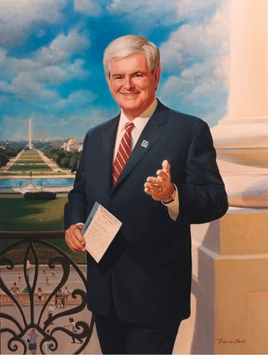What is Newt Gingrich's religion or worldview?