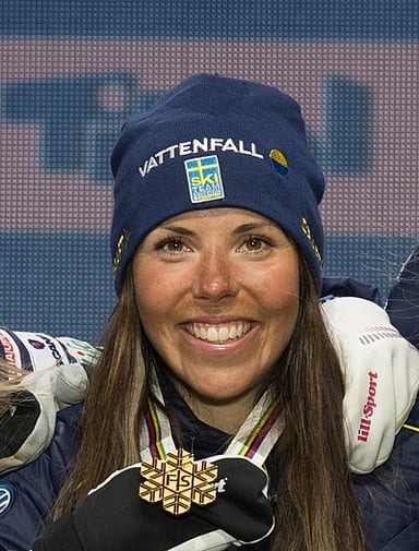 What is Charlotte Kalla's specialty in cross-country skiing?