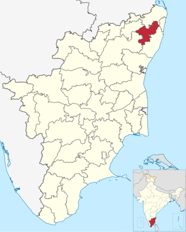 How many of the 108 holy temples of the Hindu god Vishnu are located in Kanchipuram?