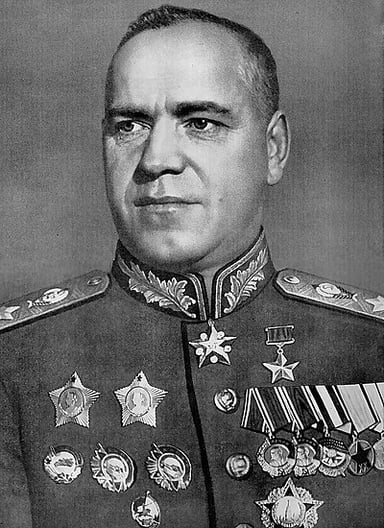 What major battle did Zhukov help plan on the Eastern Front?