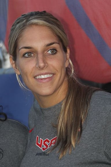 Apart from basketball, is there another sport that Elena Delle Donne excels in?