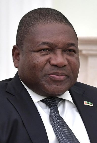 How did the poverty trend change during Nyusi's early presidency?
