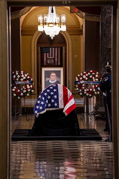 What was the date of Ruth Bader Ginsburg's death?