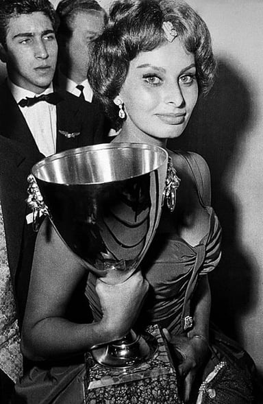 What was Sophia Loren's persona in films during the 1950s?