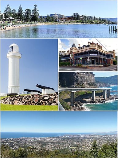 What is Wollongong's rank in terms of population in New South Wales?