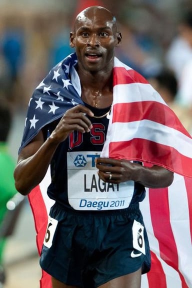 How many times has Bernard Lagat competed in the Olympics?