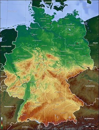 Which of the following bodies of water is located in or near Germany? [br](Select 2 answers)