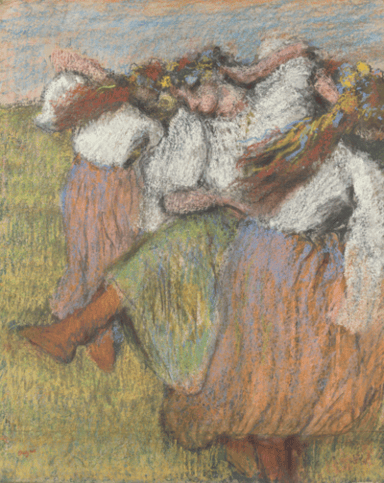 Towards the end of his career, Degas' ability was hindered by what?