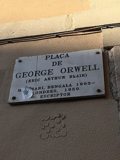 Which awards has George Orwell received?