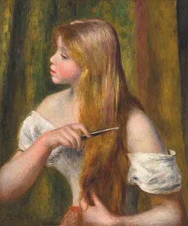 What type of scenes did Renoir prefer to paint later in his life?