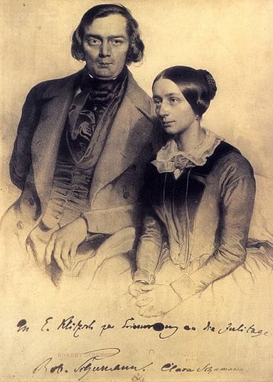 Who was Schumann's piano teacher?