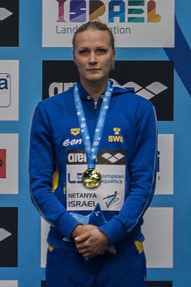 What historic first did Sjöström achieve for Swedish women's swimming?