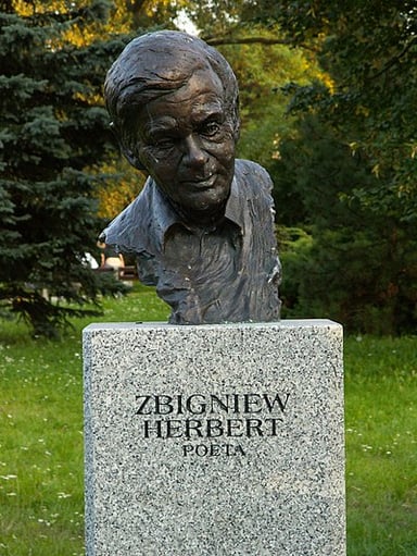 In which year was Zbigniew Herbert born?