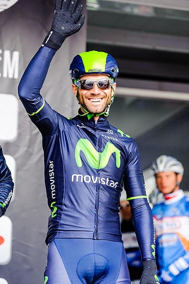 Which record does Alejandro Valverde share with Sean Kelly and Laurent Jalabert?