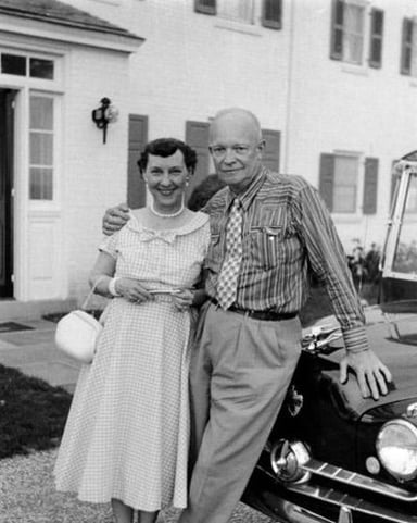 What was the date of Mamie Eisenhower's death?