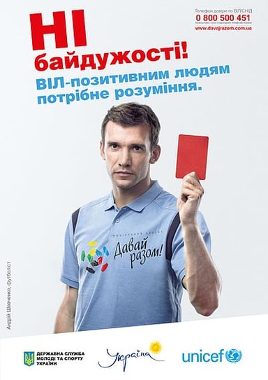 Which national team did Shevchenko play for?