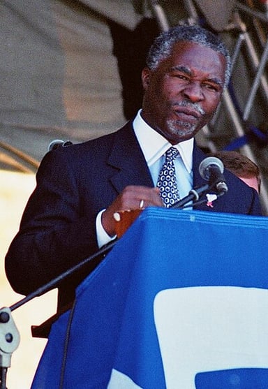 In which year did Thabo Mbeki resign from his presidency?