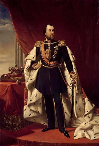 How is King Adolphe related to William III?