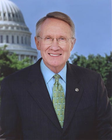Who named Harry Reid's successor for his senate leadership position?