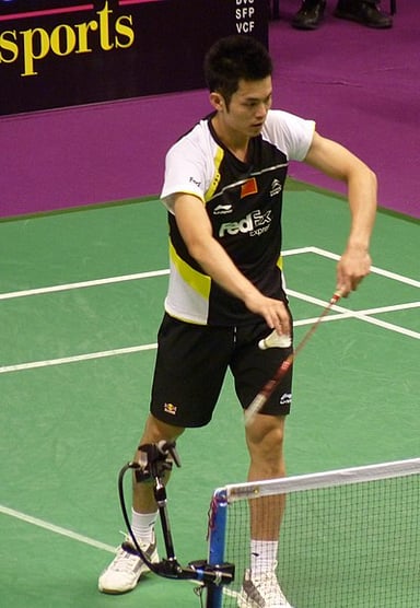 Which prestigious badminton event did Lin Dan win six times?