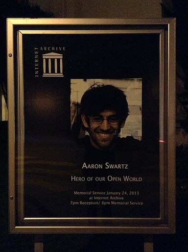 What was the name of the research lab at Harvard University where Aaron Swartz was a fellow?