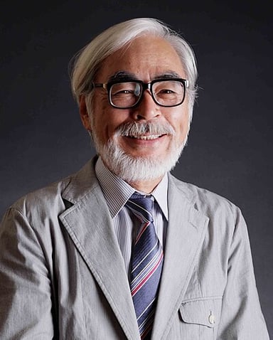 What is a recurring theme in Hayao Miyazaki's works?