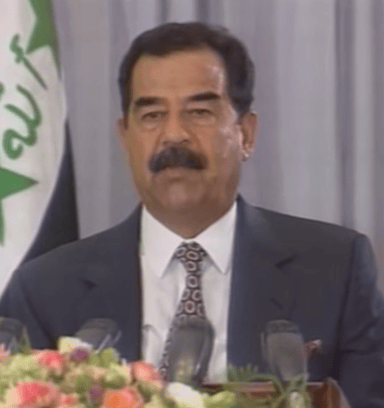What is Saddam Hussein's place of residence?