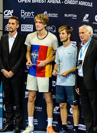 Which events did Stefanos Tsitsipas participate in?