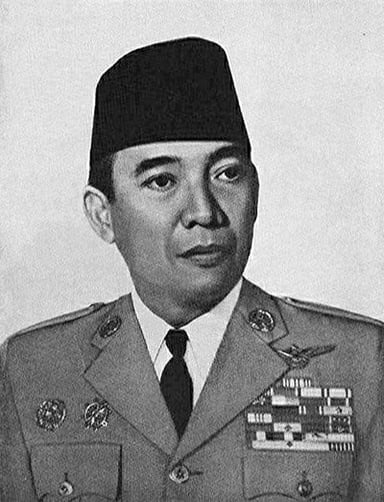 Which city served as the capital of Indonesia during Sukarno's presidency?
