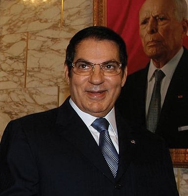 What is the location of Zine El Abidine Ben Ali's burial site?