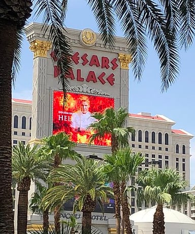 What is the name of the main performance venue at Caesars Palace?