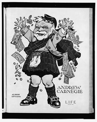 What was the date of Andrew Carnegie's death?