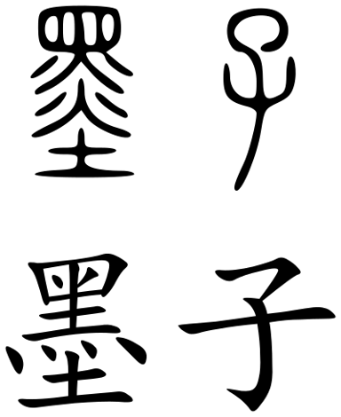 Which ancient Chinese text references Mozi?