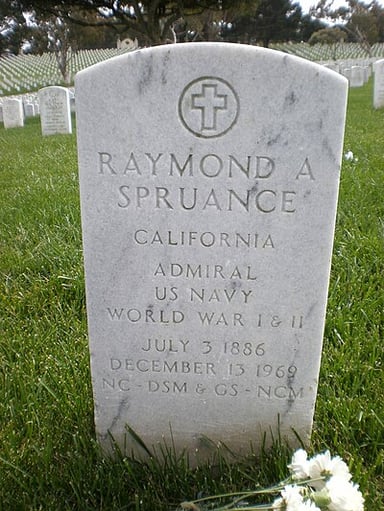 What was Raymond A. Spruance's role during World War II?