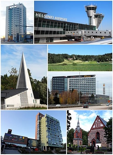 What is Vantaa's position in terms of population among Finnish cities?