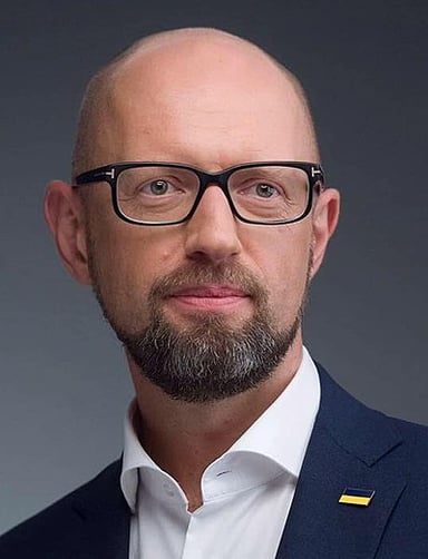 What was Yatsenyuk's first government position?
