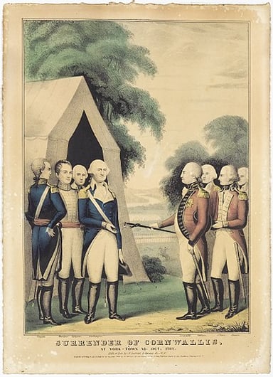 Which war ended with Cornwallis's surrender at Yorktown?
