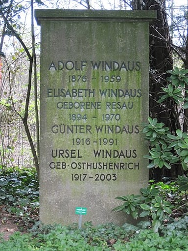 How many decades did Adolf Windaus live through?