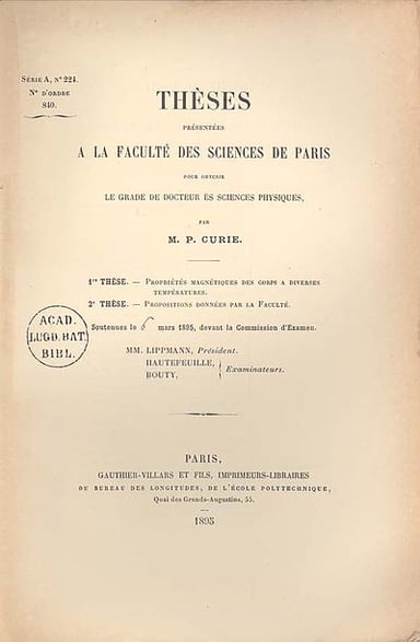 What did Pierre Curie pioneer in?