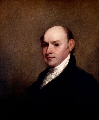 What was the manner of John Quincy Adams's death?